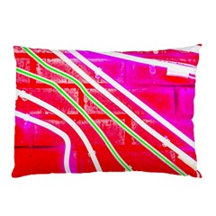 Pop Art Neon Wall Pillow Case (two Sides) by essentialimage365