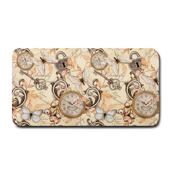 Clock Butterfly Pattern Medium Bar Mats