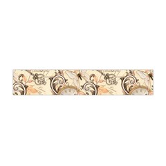 Clock Butterfly Pattern Flano Scarf (Mini)