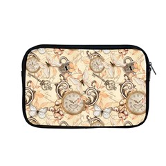 Clock Butterfly Pattern Apple MacBook Pro 13  Zipper Case