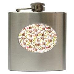 Latterns Pattern Hip Flask (6 Oz) by designsbymallika