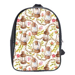 Latterns Pattern School Bag (xl) by designsbymallika