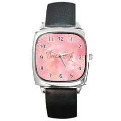 Dream High Square Metal Watch by designsbymallika