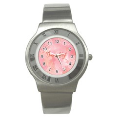 Dream High Stainless Steel Watch by designsbymallika