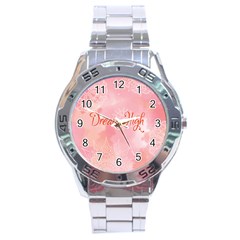 Dream High Stainless Steel Analogue Watch by designsbymallika