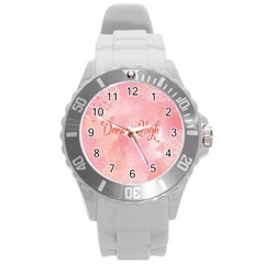 Dream High Round Plastic Sport Watch (l) by designsbymallika