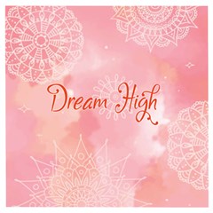 Dream High Wooden Puzzle Square by designsbymallika