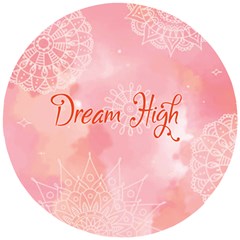 Dream High Wooden Puzzle Round by designsbymallika