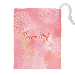 Dream High Drawstring Pouch (5xl) by designsbymallika