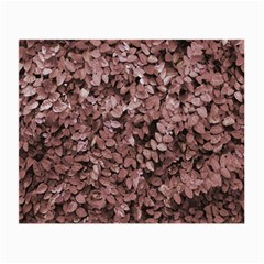 Red Leaves Photo Pattern Small Glasses Cloth (2 Sides)