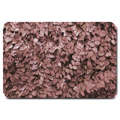 Red Leaves Photo Pattern Large Doormat  by dflcprintsclothing