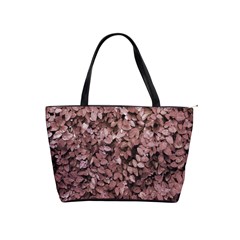 Red Leaves Photo Pattern Classic Shoulder Handbag by dflcprintsclothing