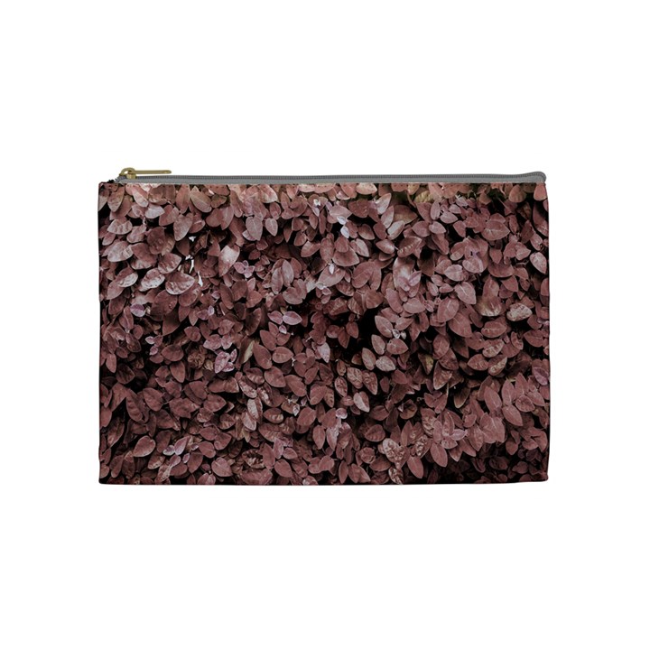 Red Leaves Photo Pattern Cosmetic Bag (Medium)