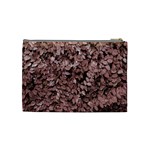 Red Leaves Photo Pattern Cosmetic Bag (Medium) Back