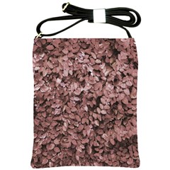 Red Leaves Photo Pattern Shoulder Sling Bag by dflcprintsclothing