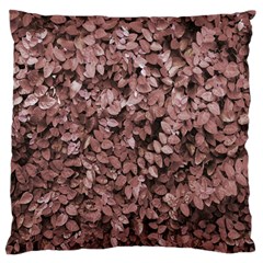 Red Leaves Photo Pattern Large Cushion Case (two Sides) by dflcprintsclothing