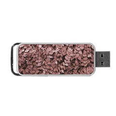 Red Leaves Photo Pattern Portable Usb Flash (two Sides) by dflcprintsclothing