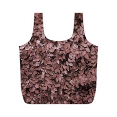 Red Leaves Photo Pattern Full Print Recycle Bag (m) by dflcprintsclothing