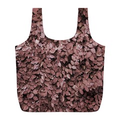 Red Leaves Photo Pattern Full Print Recycle Bag (l) by dflcprintsclothing