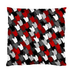 Abstract Paint Splashes, Mixed Colors, Black, Red, White Standard Cushion Case (two Sides) by Casemiro