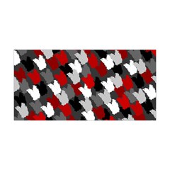 Abstract Paint Splashes, Mixed Colors, Black, Red, White Yoga Headband by Casemiro