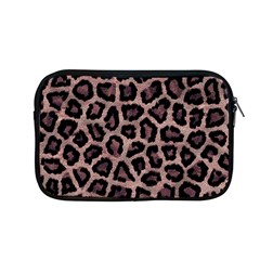 Realistic Leopard Fur Pattern, Brown, Black Spots Apple Macbook Pro 13  Zipper Case by Casemiro