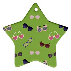 Sunglasses Funny Ornament (star) by SychEva