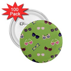 Sunglasses Funny 2 25  Buttons (100 Pack)  by SychEva