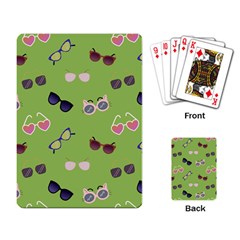 Sunglasses Funny Playing Cards Single Design (rectangle) by SychEva