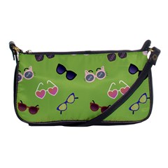 Sunglasses Funny Shoulder Clutch Bag by SychEva