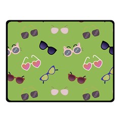 Sunglasses Funny Fleece Blanket (small) by SychEva