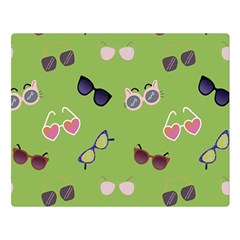 Sunglasses Funny Double Sided Flano Blanket (large)  by SychEva