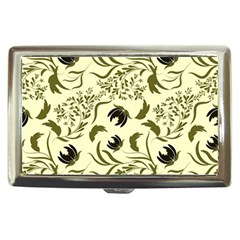 Folk Flowers Art Pattern Floral Abstract Surface Design  Seamless Pattern Cigarette Money Case by Eskimos