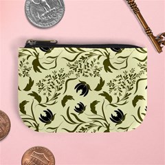 Folk Flowers Art Pattern Floral Abstract Surface Design  Seamless Pattern Mini Coin Purse by Eskimos