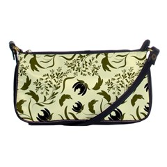 Folk Flowers Art Pattern Floral Abstract Surface Design  Seamless Pattern Shoulder Clutch Bag