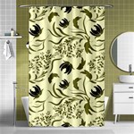 Folk flowers art pattern Floral abstract surface design  Seamless pattern Shower Curtain 48  x 72  (Small)  Curtain(48  X 72 ) - 42.18 x64.8  Curtain(48  X 72 )