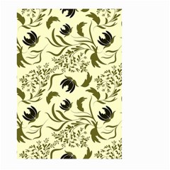 Folk Flowers Art Pattern Floral Abstract Surface Design  Seamless Pattern Large Garden Flag (two Sides) by Eskimos