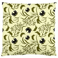 Folk Flowers Art Pattern Floral Abstract Surface Design  Seamless Pattern Standard Flano Cushion Case (one Side) by Eskimos