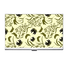 Folk Flowers Art Pattern Floral Abstract Surface Design  Seamless Pattern Business Card Holder by Eskimos