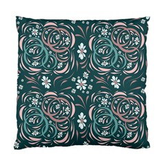 Folk Flowers Art Pattern Floral Abstract Surface Design  Seamless Pattern Standard Cushion Case (one Side) by Eskimos