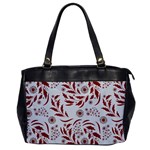 Folk flowers art pattern Floral abstract surface design  Seamless pattern Oversize Office Handbag Front