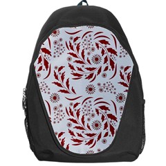 Folk Flowers Art Pattern Floral Abstract Surface Design  Seamless Pattern Backpack Bag by Eskimos