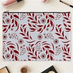 Folk flowers art pattern Floral abstract surface design  Seamless pattern Cosmetic Bag (XXXL) Front