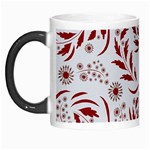 Folk flowers art pattern Floral abstract surface design  Seamless pattern Morph Mugs Left