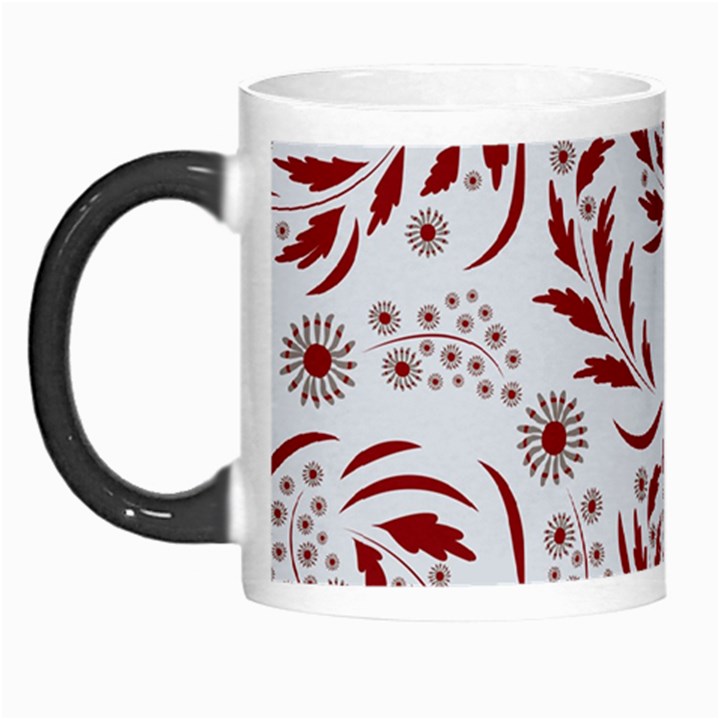 Folk flowers art pattern Floral abstract surface design  Seamless pattern Morph Mugs