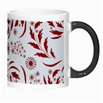 Folk flowers art pattern Floral abstract surface design  Seamless pattern Morph Mugs Right