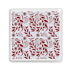 Folk Flowers Art Pattern Floral Abstract Surface Design  Seamless Pattern Memory Card Reader (square) by Eskimos