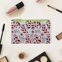 Folk Flowers Art Pattern Floral Abstract Surface Design  Seamless Pattern Cosmetic Bag (xs) by Eskimos