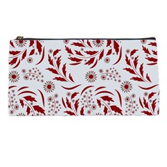 Folk Flowers Art Pattern Floral Abstract Surface Design  Seamless Pattern Pencil Case by Eskimos