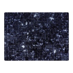 Geometric Dark Blue Abstract Print Pattern Double Sided Flano Blanket (mini) 